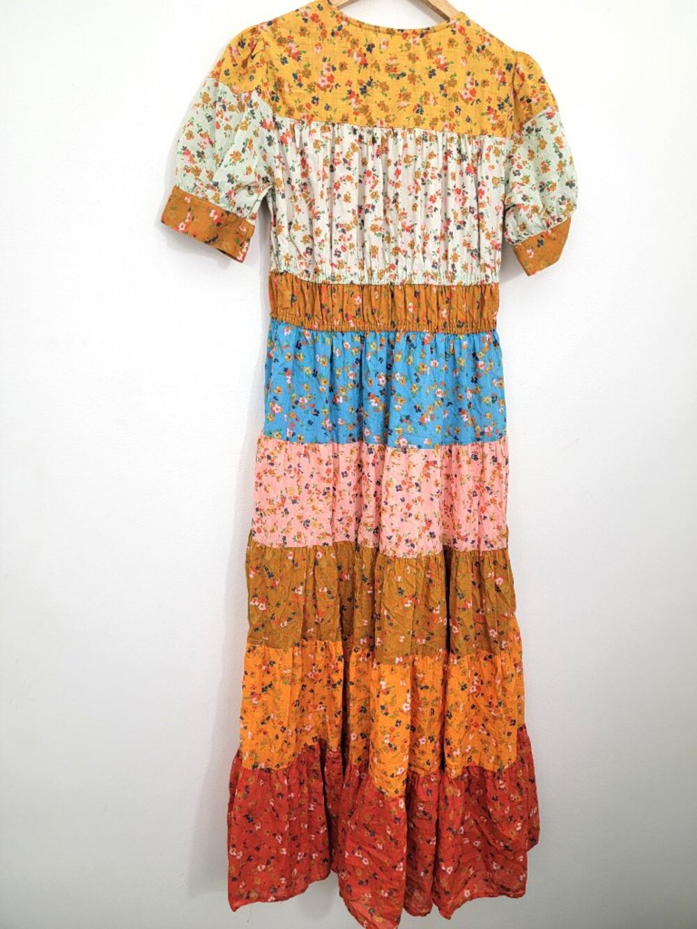 Anthropologie Tiered and True Floral Maxi Dress Small - Picture 5 of 7